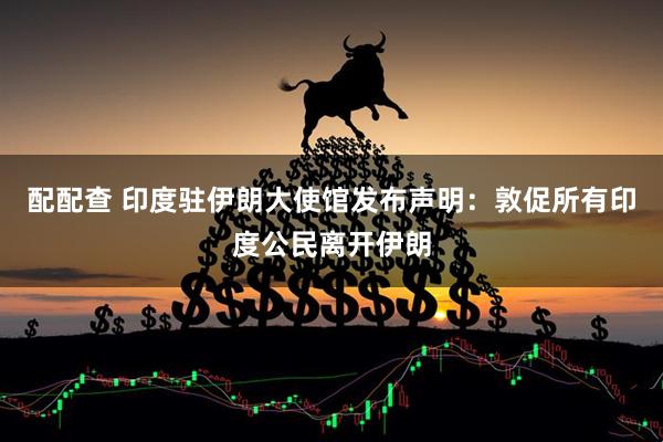 配配查 印度驻伊朗大使馆发布声明：敦促所有印度公民离开伊朗