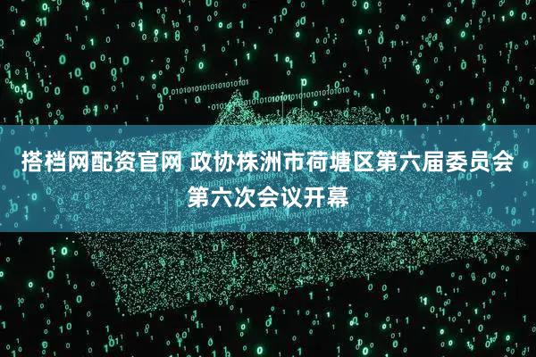 搭档网配资官网 政协株洲市荷塘区第六届委员会第六次会议开幕